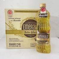 ราคา (ขายยกลัง) Emerald Oil For Cooking น้ำมันผสม ตราเอ็มเมอรัล 1 ลิตร x 12 ขวด มี (40105237812)