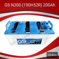 ราคา GS Battery N200 แบตเตอรี่รถบรรทุก แบตรถบัส 200แอมป์ (9072177000)
