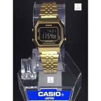 ราคา นาฬิกาข้อมือ Casio รุ่น LA680WGA-1BDF สีทอง ตัวเรือนสี่เหลี่ยม หน้าจอระบบดิจิตอล ของแท้ 100% (8500481335)