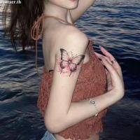 ราคา Girl สติ๊กเกอร์รอยสักผีเสื้อสีสันสดใส Niche Tattoo Sticker สติ๊กเกอร์รอยสักกึ่งถาวร (26276716435)