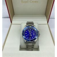 ราคา นาฬิกา Royal Crown รุ่น 3663M-Blue นาฬิกาสุภาพบุรุษ (43777361910)
