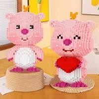 ราคา Building BLOCK ASSEMBLY Loopy บล็อกที่นิยมในโลกออนไลน์รูบี้น่ารักเข้ากันได้กับบล็อกตัวต่อเลโก้เด็กประกอบมือตกแต่งของขวัญสำหรับเด็กชายและเด็กหญิง (25345292722)