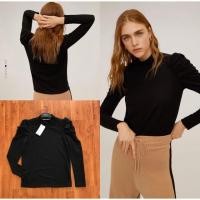 ราคา Mango Gathered shoulders knit t-shirt แท้ 100% (5013969262)