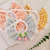 ราคา ผ้าพันคอน้ําลายสัตว์เลี้ยง ผ้าพันคอแมว อิน สไตล์สุนัขขนาดเล็ก ผ้าพันคอสุนัข ผ้าพันคอลูกไม้ ปลอกคอแมว (50359415200)