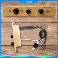 ราคา เครื่องดนตรี Pickup Output Jack Microphone Electronic Pick-up Cajon Box Drum Preamp/Pickup with Tone Volume Control System Percussion Instruments Accessories (54908738015)