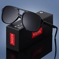 ราคา Fashion Square Frame Vintage Polarized Sunglasses Men Women Retro Driving Fishing Sun Glasses UV400 Eyewear (57453102775)