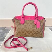 ราคา Coach แท้ โค้ชทรงหมอน แคนวาสลายซี โค้ชมือสอง (26164508419)