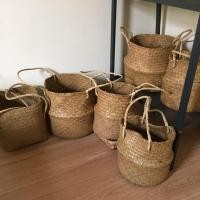 ราคา กระเป๋า ตะกร้ากระจูดทรงถัง (5904011776)