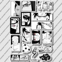 ราคา สติ๊กเกอร์อนิเมะนารูโตะ || สติ๊กเกอร์ติดหมวกกันน็อคกันน้ํานารูโตะ (43111512577)