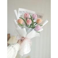 ราคา ช่อดอกไม้ทิวลิปสีพาสเทล น่ารัก (25713119416)