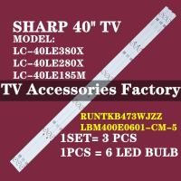ราคา ใหม่ 3 ชิ้น/เซ็ต LC-40LE280X LC-40LE185M LC-40LE380X SHARP 40 INCH LED TV BACKLIGHT (โคมไฟทีวี) 40LE280X 40LE185M LC-40LE280 RUNTKB473WJ-M50Z-M (29860760070)