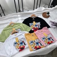 ราคา เสื้อoversize ลายเอลโม่ sesame ใหม่ พร้อมส่งทั้ง 5 สีจ้า (2542199031)