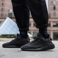 ราคา Adidas YEEZY BOOST 350 V2 สีดำผ้าใบลำลองกลางแจ้งคู่แฟชั่นวิ่งด้านบนตาข่ายระบายอากาศกีฬา รองเท้า new (25754609531)