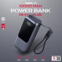 ราคา Nubwo แบตสำรอง Power bank รุ่น NBL25 10000 mAh PB-100 พร้อมหน้าจอ Digital LED แสดงตัวเลข ใช้งานง่าย พกพาสะดวก (29494403984)