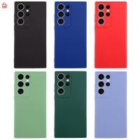 ราคา เคส สำหรับ Samsung Galaxy S23 Ultra เคสซิลิโคนนิ่ม กันกล้อง สีพาสเทล TPU หนา (20572471331)