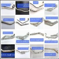 ราคา คอท่อแต่ง สแตนเลส สำหรับ R15 Mslaz CB150 CBR150 MSX Demon GSX Aerox Nmax MT-15 ZX25 PCX150 PCX160 ADV คอ 2 นิ้ว (17367456035)
