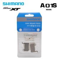ราคา แผ่นยางเบรคจักรยานเสือภูเขา A01S SHIMANO XT/DEORE รุ่น BR-M775/M595, Resin. (7623653782)