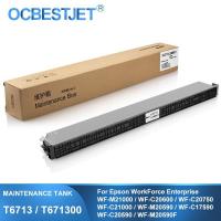 ราคา compatible T671300 T6713 Maintenance Tank Box Waste Tank For Epson Wf-m21000 Wf-c20600 Wf-c20750 (23874104715)