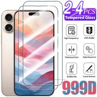 ราคา สําหรับ iPhone 17e 16e Air 14 15 16 13 12 11 17 Pro X XS Max 7 8 Plus SE 2022 2020 กระจกนิรภัยใส 2-4 ชิ้นพร้อมชุดทําความสะอาดBubble-Freeติดตั้งง่ายAnti-Shatterป้องกันหน้าจอ (55559558336)