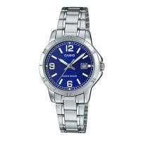 ราคา Casio Standard นาฬิกาข้อมือผู้หญิง สายสแตนเลส รุ่น LTP-V004D,LTP-V004D-2B - สีเงิน (6436437112)