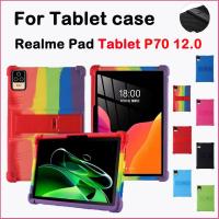 ราคา สําหรับRealme Pad P70 12.0 นิ้วซิลิโคนอ่อนนุ่มกันกระแทกสําหรับแท็บเล็ตP70 12.0 นิ้วP70 P 70 สีแฟชั่นสี่มุมหนาแท็บเล็ตป้องกันกรณี (23657081645)