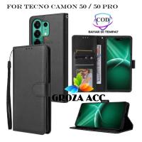 ราคา กรณีพลิก tecno camon 50/50 pro กรณีกระเป๋าสตางค์หนังปลอก Dompet กรณีกระเป๋าสตางค์หนังกรณี tecno camon 50/50 pro ปลอก hp หนังกระเป๋าสตางค์ฝาครอบ (52660287783)