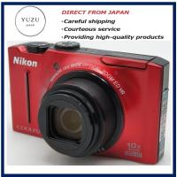 ราคา Pre-owned Product Nikon COOLPIX S8100 Digital Camera Flash Red 12.1MP 10x Zoom Back-illuminated CMOS From Japan (53659480806)