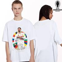 ราคา 2024 UEFA European Championship เสื้อยืด Dominik Szoboszlai พิมพ์ลาย การแข่งขันฟุตบอลยูโร แบบ เสื้อยืด (26302569336)