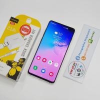 ราคา SAMSUNG Galaxy S10 Plus สี Aura White เครื่องศูนย์ไทย ram8g rom128g สภาพสวย การใช้งานเยี่ยม ราคาคุ้มๆ (19301734498)