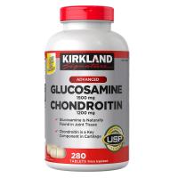 ราคา (Exp.05/2029)Kirkland Glucosamine 1500mg Chondroitin 1200mg 280 เม็ด (55652773555)