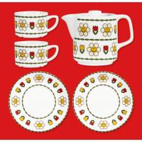 ราคา [Wiggle Wiggle]TEAPOT & TEACUP SET - Retro Smile (47852944470)