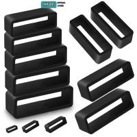ราคา HFDC 7 ขนาด Bla สายนาฬิกาซิลิโคนยึด Hoop Loop ยาง Bule แหวน 14-26 มม.ผู้ถือ Retainer สายนาฬิกาอุปกรณ์เสริม (54360124883)