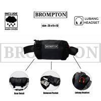 ราคา กระเป๋าเป้สะพายหลัง กระเป๋าคาดเอว สําหรับผู้ชาย BROMPTON (20685466283)