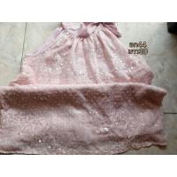 ราคา พร้อมส่งมินิเดรสปักเลื่อมสีชมพูพาสเทล คอพูกโบได้ #NNCAเสื้อผ้ามือสอง (54159084676)