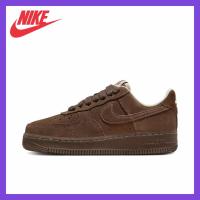 ราคา ♞,♘,♙Nike Air Force 1 "Cacao Wow" รองเท้าผ้าใบหุ้มข้อต่ำสำหรับผู้ชายและผู้หญิง รองเท้าลำลองสีน้ำตาล (42603991550)