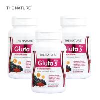 ราคา กลูต้า พลัส x 3 The Nature เดอะ เนเจอร์ แอล-กลูตาไธโอน สารสกัดเมล็ดองุ่น เปลือกสน สารสกัดเมล็ดลิ้นจี่ คอลลาเจน วิตามินซี (8580381328)