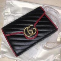 ราคา สินค้าพร้อมส่ง NewGucci Wallet Crossbody 16 card 8” ราคาดีมากคะสีดำด้วย❤️สวย เรียบ หรู ราคาดีมากก (15537884623)
