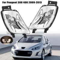 ราคา 1pcs Fog Light For Peugeot 408 2010 2011 2012 2013 for peugeot 308 Headlight Fog Lamp Foglight Car (52556127711)
