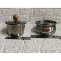 ราคา หม้อ(ขาดด้าม ไม่ใช่ฝาเดิม) +ที่ใส่อาหาร มีตำหนิมือสอง (26321133906)