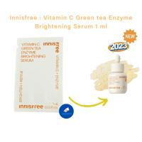 ราคา หมดอายุ 2026 INNISFREE Vitamin C Green Tea Enzyme Brighteing Serum แบบซอง ขนาด 1 ml (20082276457)