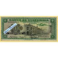 ราคา ธนบัตรกัวเตมาลา 1 Quetzal ปี 1971 (25976681438)