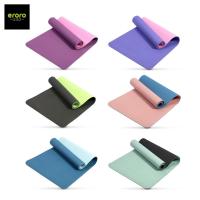 ราคา ERORO เสื่อออกกำลังกาย TPE หนา 6mm เสื่อโยคะ ทูโทน Yoga mat กันลื่น กันน้ำ (15581896536)