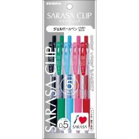 ราคา ZEBRA Gel Ballpoint Pen Sarasa Clip 0.5 5 Colors P-JJ15-5A (57400689399)
