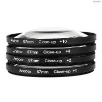 ราคา Andoer 67mm Macro Close-Up Filter Set +1 +2 +4 +10 พร้อมกระเป๋าสําหรับ D80 D90 D7000 Canon Tamron Sigma DSLRs (28161608676)