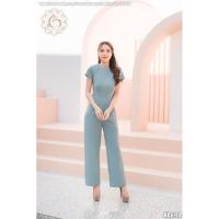 ราคา cocoabrown จั้มสูท size M สีเขียวมิ้นท์ (9622975325)