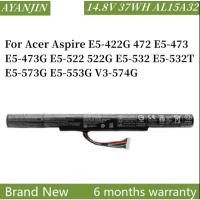 ราคา AL15A32 Laptop Battery For Acer Aspire E5-422G 472 E5-473 E5-473G E5-522 522G E5-532 E5-532T E5-573G (58108518209)