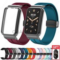 ราคา สายซิลิโคนพร้อมเคสเปลี่ยนสร้อยข้อมือสําหรับ Xiaomi Smart Band 9 8 pro / Mi Band 7 pro / Xiaomi Smart Band 8 9 Active (22637753762)