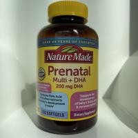 ราคา Nature Made Prenatal Multi + DHA 200mg. 150 Softgels วิตามินและแร่ธาตุรวม + DHA สำหรับก่อนและระหว่างตั้งครรภ์ (13897624125)