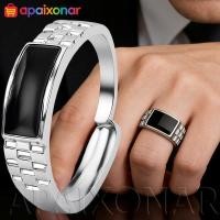 ราคา [Happt] 4-1Pc Retro Checkerboard Opening Ring - Anniversary - Lovers Jewelry - Fashion Finger Ring - Jewelry Accessories - Adjustable Men Ring - Vintage Silver Ring /guide (55059675265)