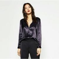 ราคา เสื้อเชิ้ต ZARA ผ้า silk (6101030678)